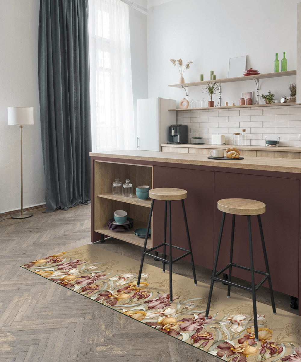 Casa con Passatoia su misura per cucina bagno, tappeto multiuso SPRINTY GIGLIO