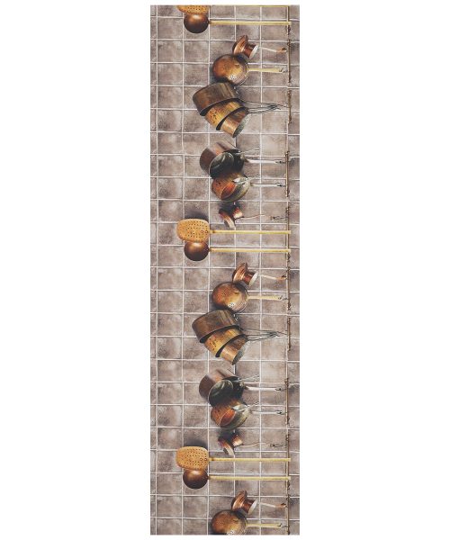 Passatoia su misura per cucina bagno, tappeto multiuso SPRINTY RAME