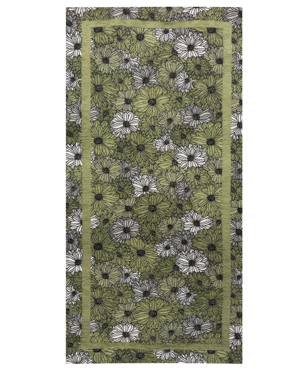 Tappeto passatoia cucina economica ZEFIRO VERDE antiscivolo, resistente, lavabile in lavatrice