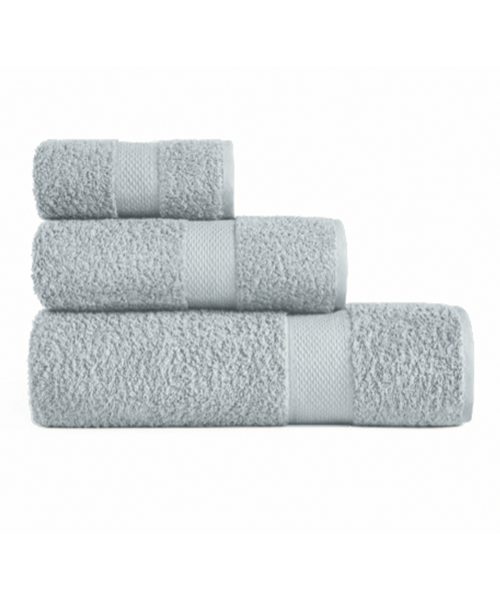 Asciugamani bagno in cotone colore grigio chiaro