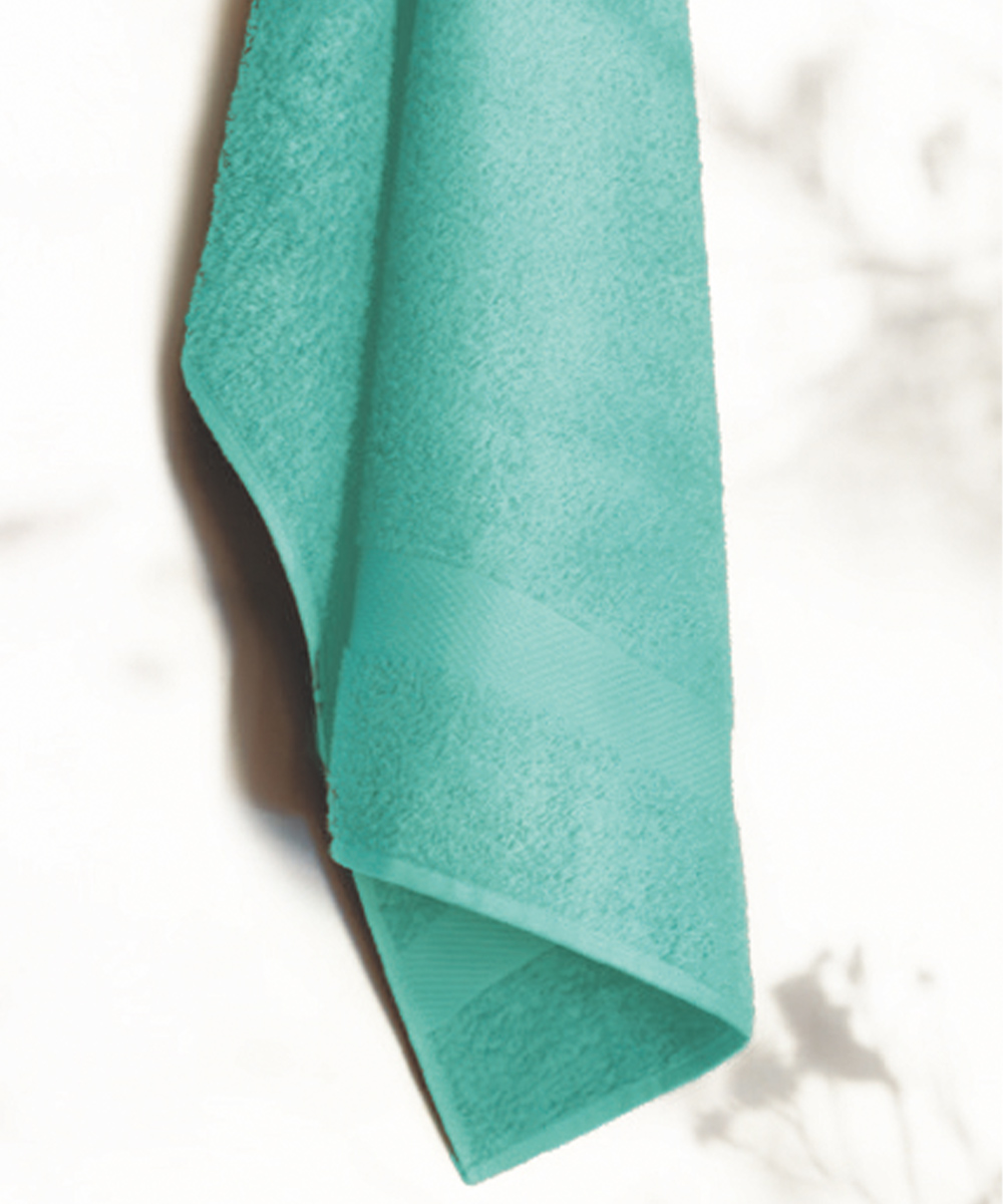 Salvietta bagno in cotone colore tiffany azzurro