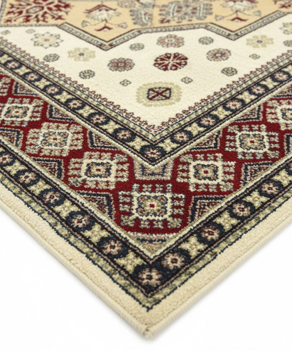 Tappeto Diamond 549 Crema Rosso - immagine 2