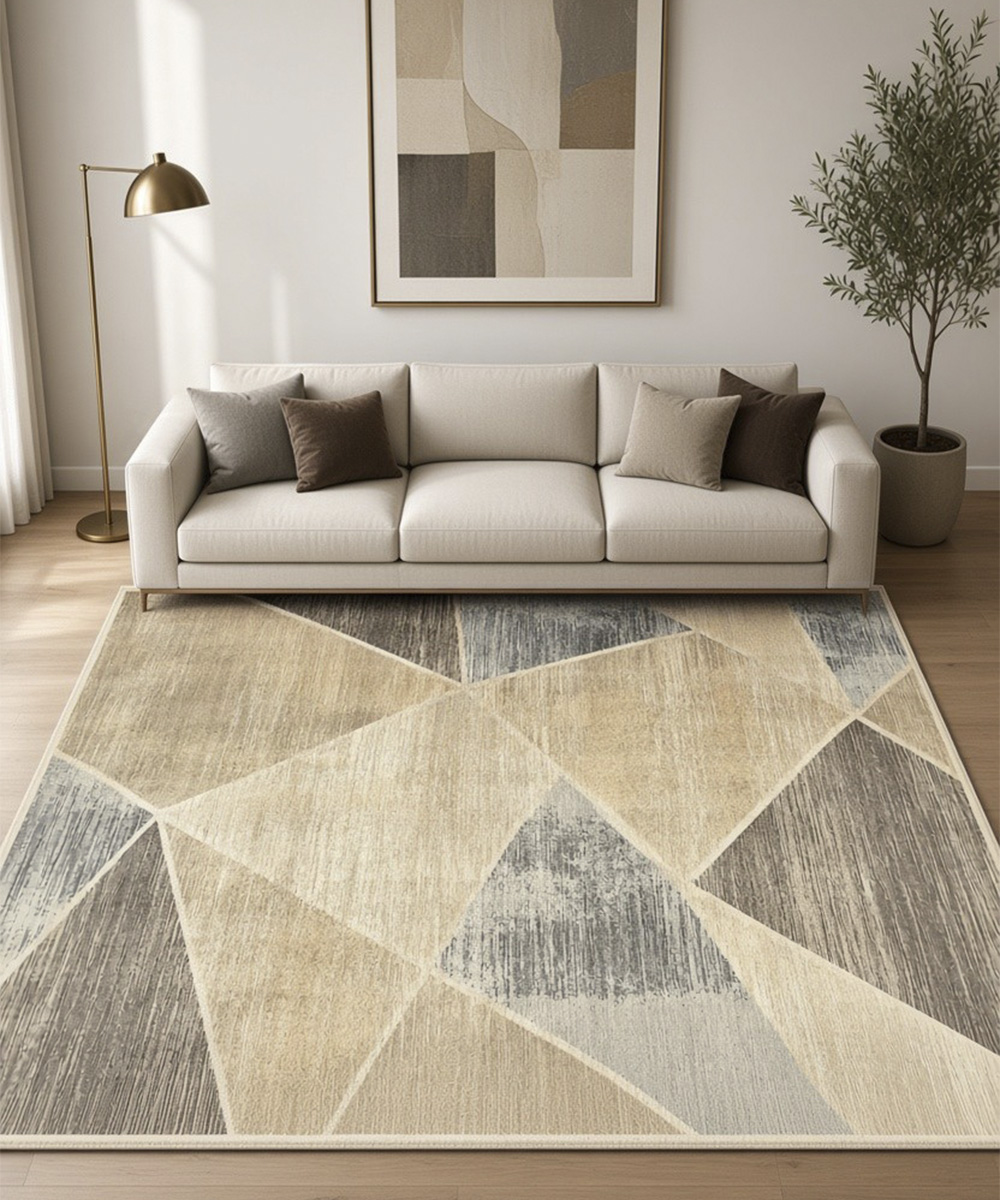 Tappeto Diamond 7014 Beige Blu - immagine 3