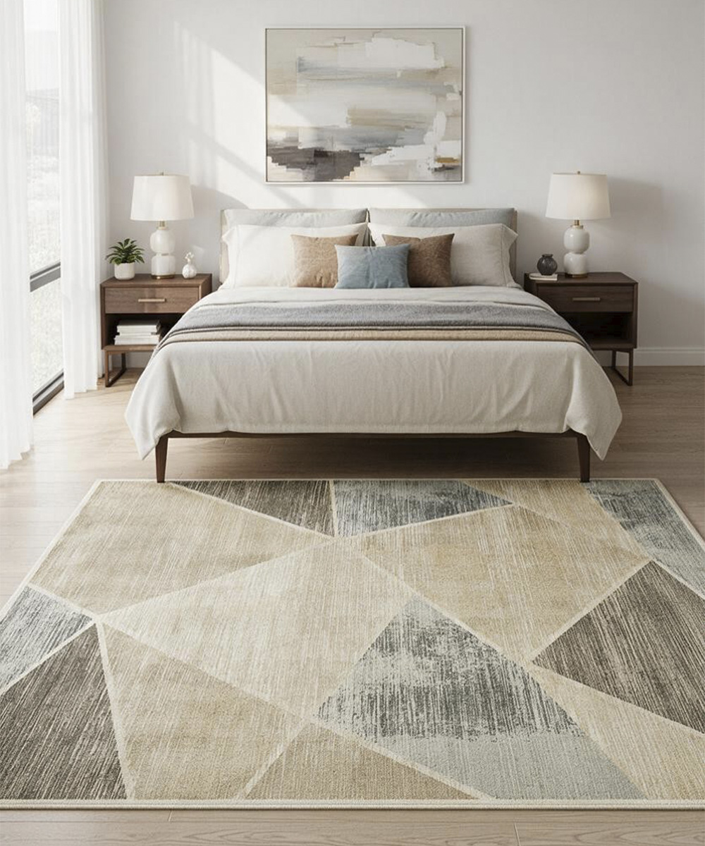 Tappeto Diamond 7014 Beige Blu - immagine 4