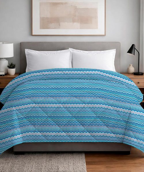 trapunta 300 grammi, made in italy, fantasia scia a zig zag
