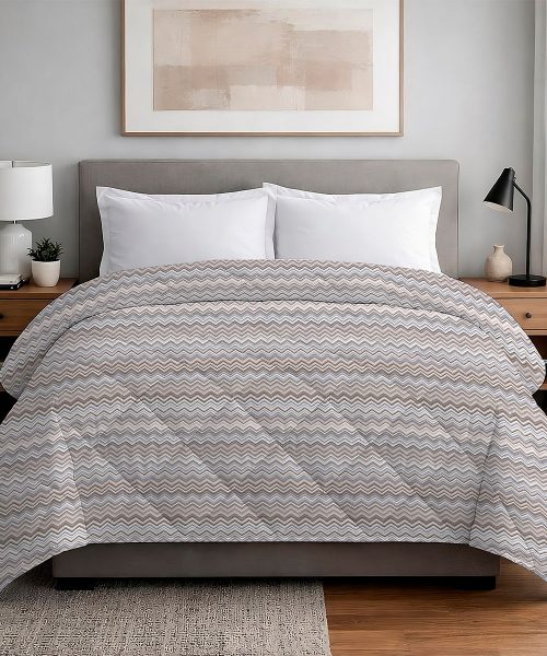 trapunta 300 grammi, made in italy, fantasia scia a zig zag