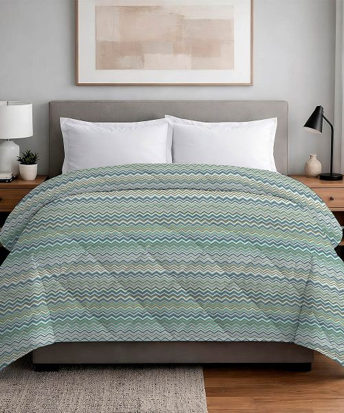 trapunta 300 grammi, made in italy, fantasia scia a zig zag
